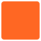 Orange Square emoji on Microsoft
